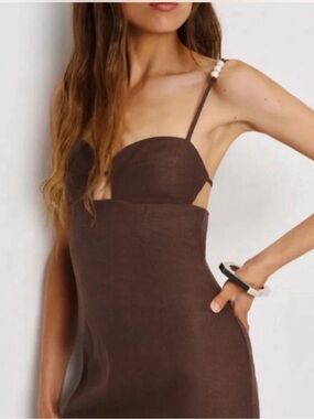 Reformation | Dresses | Nwt Reformation Jana Knit Dress In Nutty Size Large